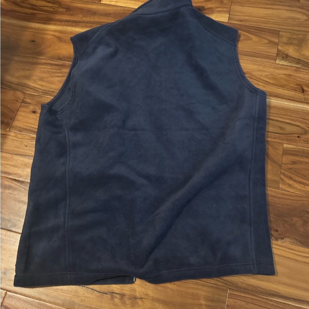 Columbia Navy Blue Fleece Vest - Picture 2 of 3